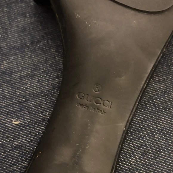 Gucci Women's Black and Tan Heels - Picture 7 of 7